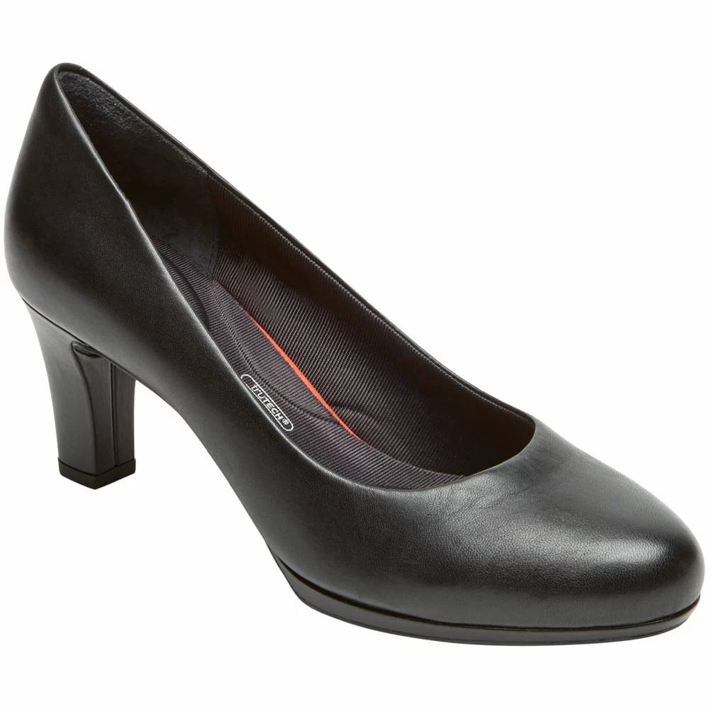 Rockport Total Motion Leah Pump Dress Shoes - Womens Black - Image 2