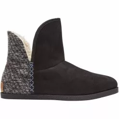 Rockport Veda Slipper Boot Slippers - Womens Black Grey
