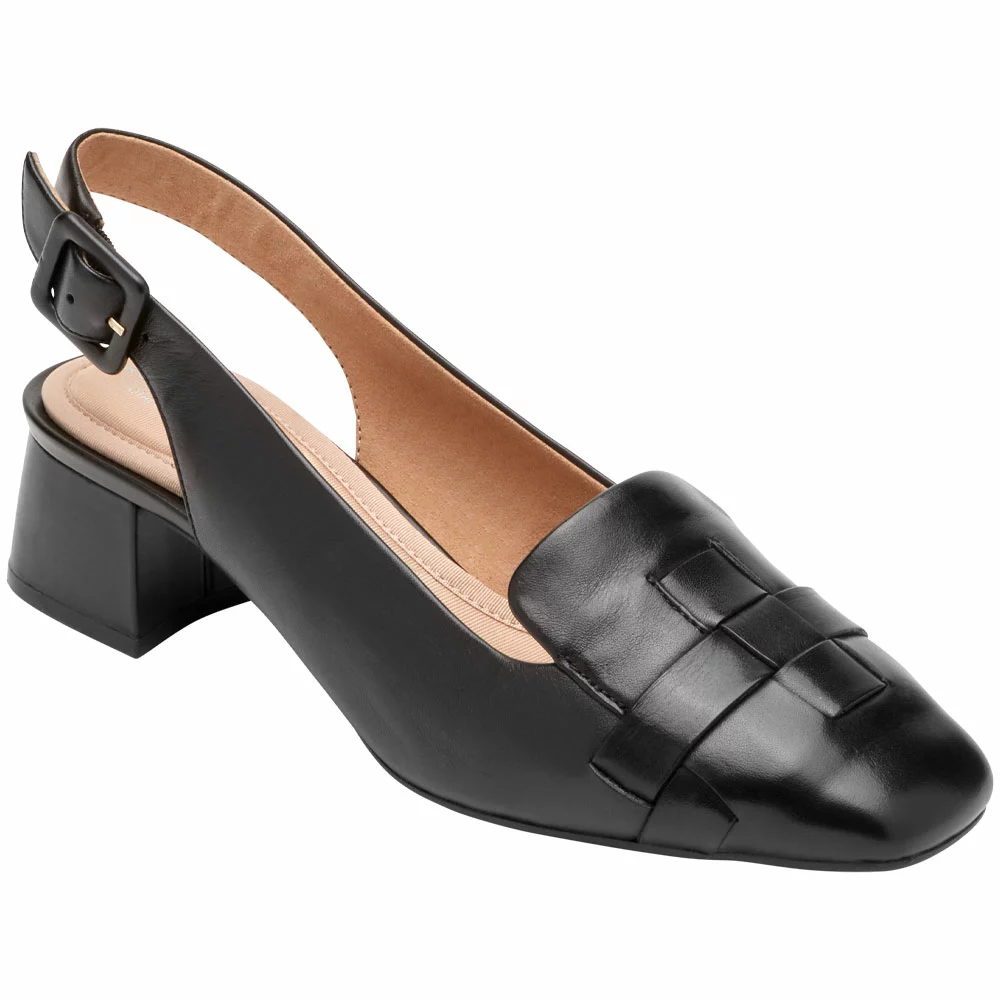 Rockport Tm Esma Woven Dress Shoes - Womens Black - Image 2