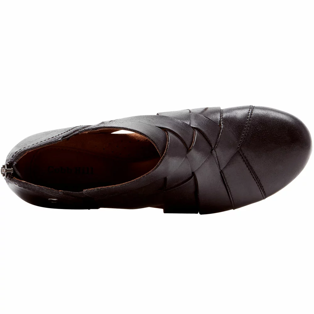 Rockport Ch Laurel Woven Slip On Casual Shoes - Womens Black - Image 3