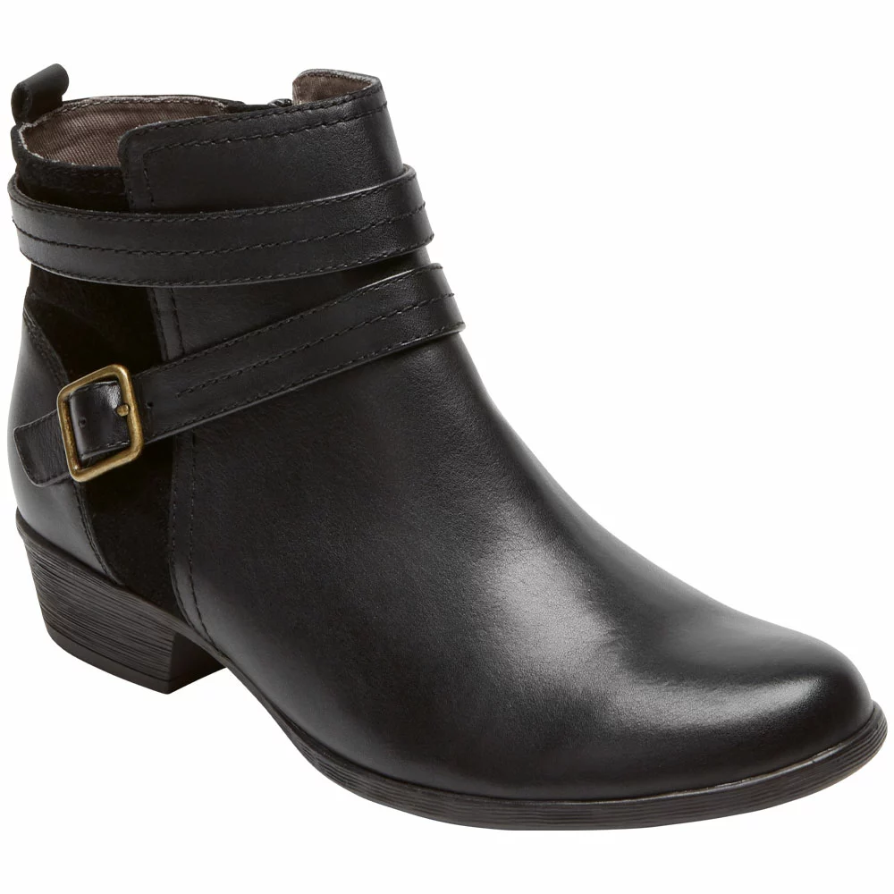 Rockport Carly Strap Boot Casual Boots - Womens Black - Image 2