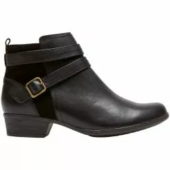 Rockport Carly Strap Boot Casual Boots - Womens Black