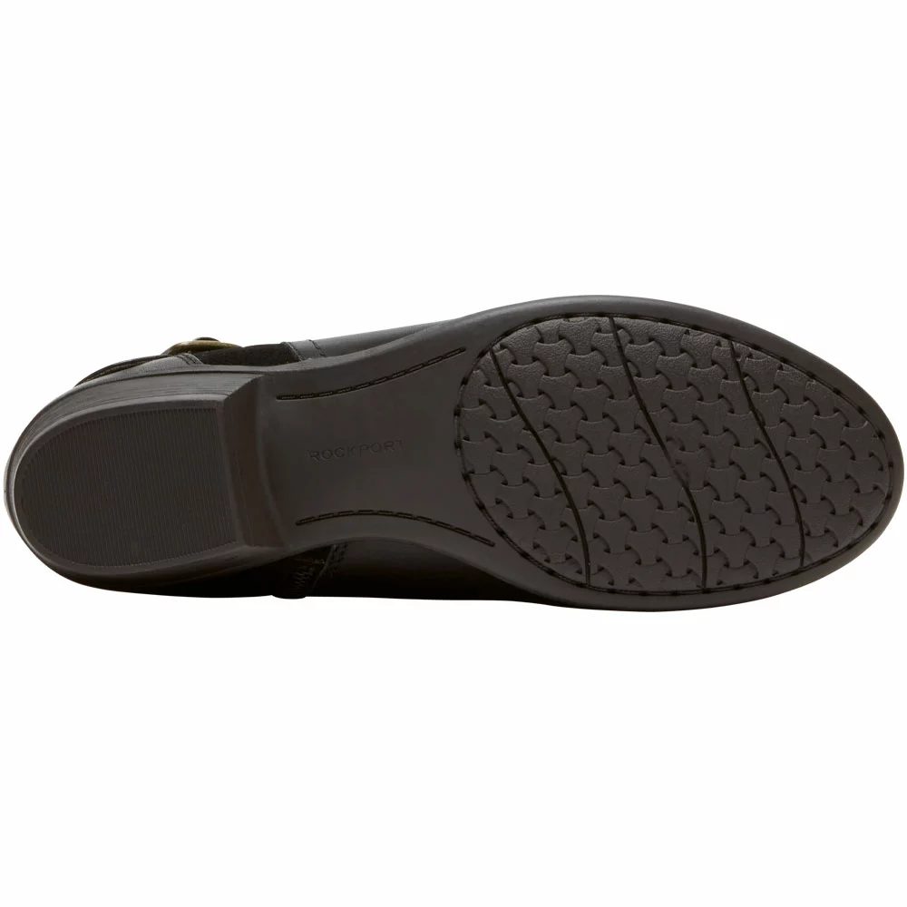 Rockport Carly Strap Boot Casual Boots - Womens Black - Image 4