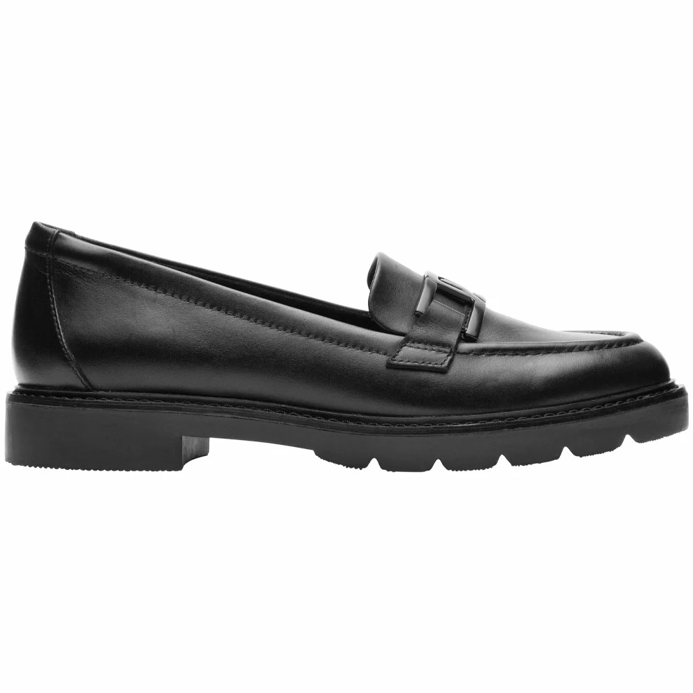 Rockport Kacey Chain Slip On Casual Shoes - Womens Black
