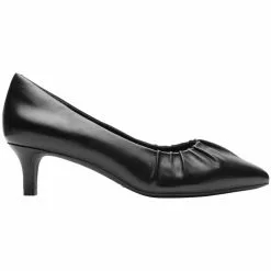 Rockport Kalila Gather Heel Dress Shoes - Womens Black