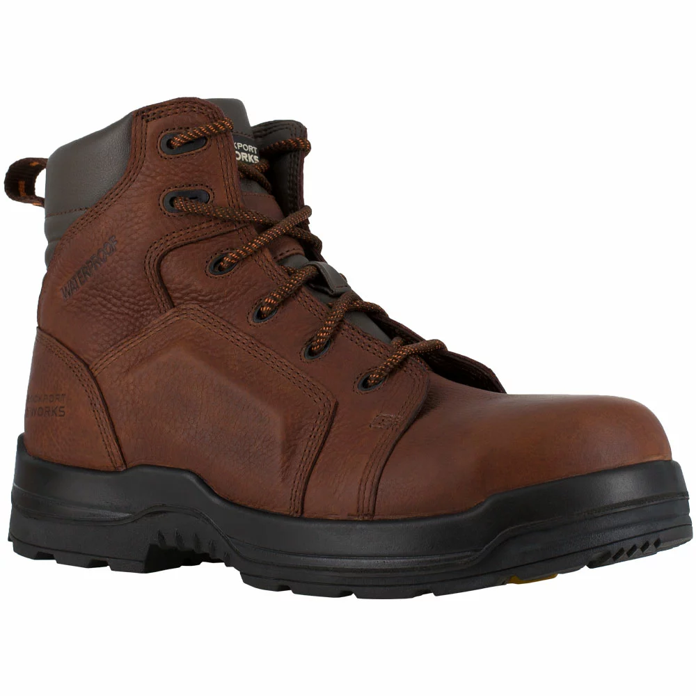 Rockport Works Boots Rockport Works More Energy Ct Composite Toe Work Boots - Womens Brown - Image 2