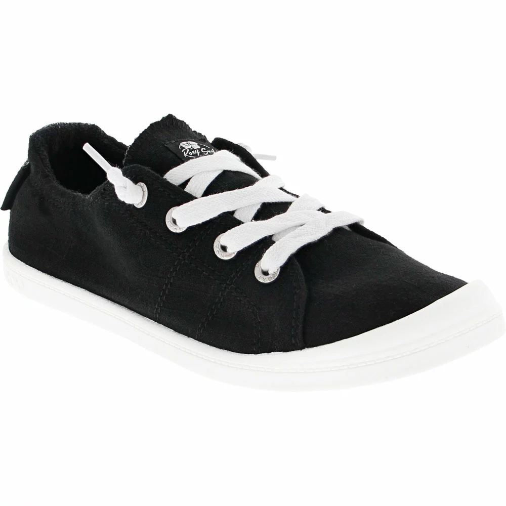 Roxy Bayshore 3 Lifestyle Shoes - Womens Black White - Image 2