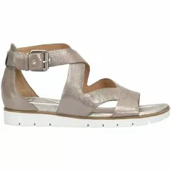 Sofft Mirabelle Slide Sandals - Womens Anthracite Metallic