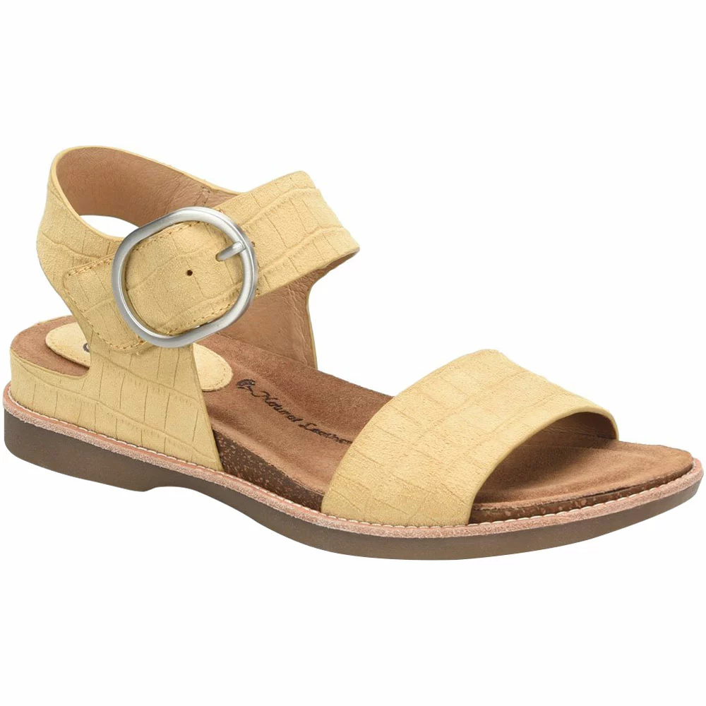 Sofft Bali Sandals - Womens Yellow Nubuck - Image 2