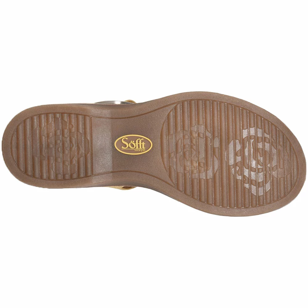 Sofft Bali Sandals - Womens Yellow Nubuck - Image 4