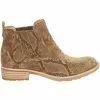 Sofft Bellis 3 Ankle Boots - Womens Cognac Snake