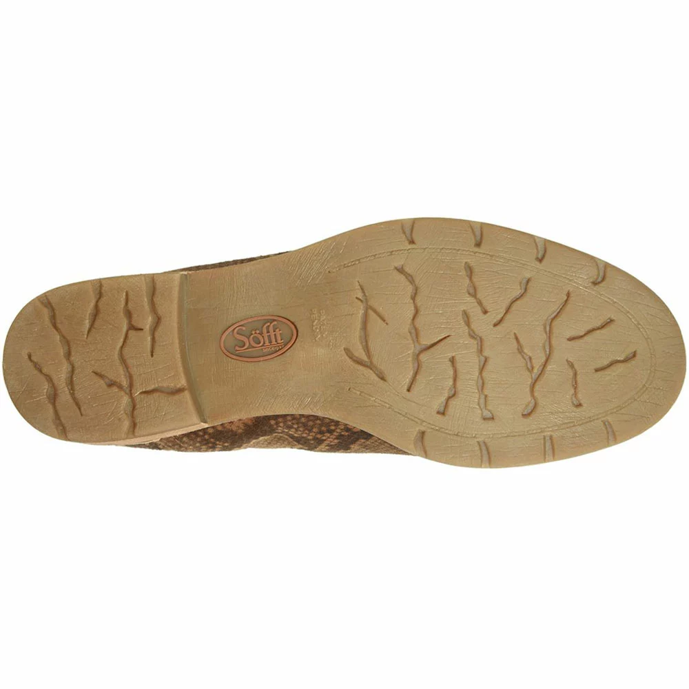 Sofft Bellis 3 Ankle Boots - Womens Cognac Snake - Image 4
