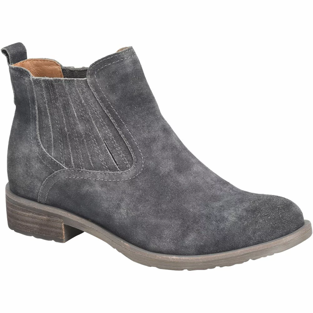 Sofft Bellis 3 Ankle Boots - Womens Grey Suede - Image 2