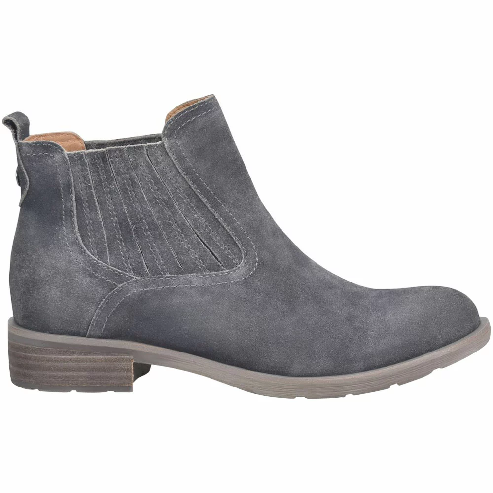 Sofft Bellis 3 Ankle Boots - Womens Grey Suede