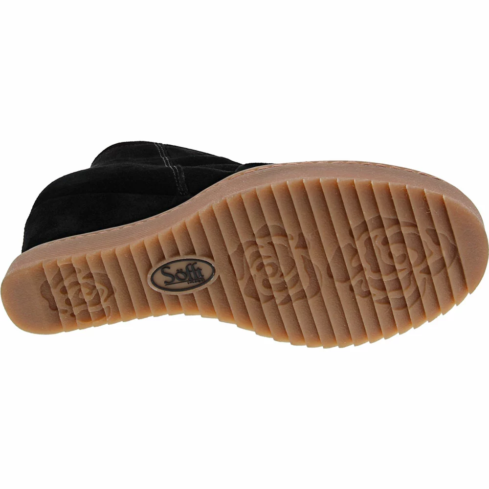 Sofft Siri Ankle Boots - Womens Black Suede - Image 4