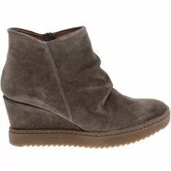 Sofft Siri Ankle Boots - Womens Taupe Suede