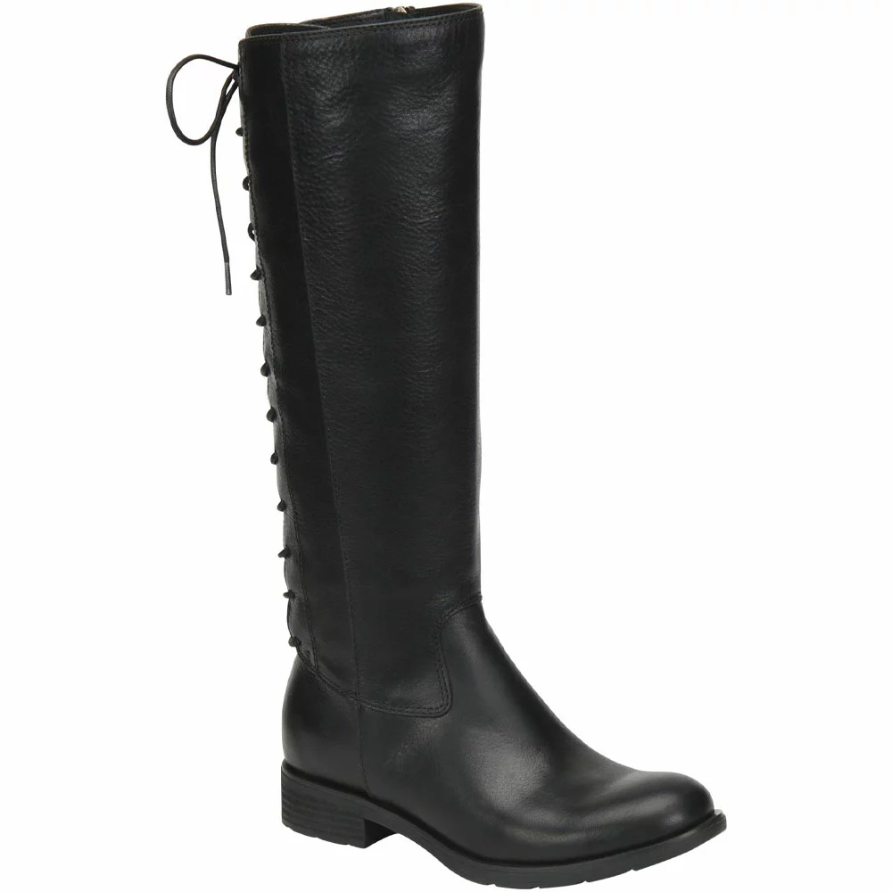 Sofft Sharnell 2 Tall Dress Boots - Womens Black Leather - Image 2