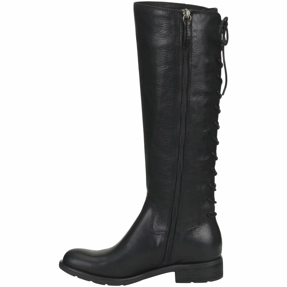 Sofft Sharnell 2 Tall Dress Boots - Womens Black Leather - Image 3