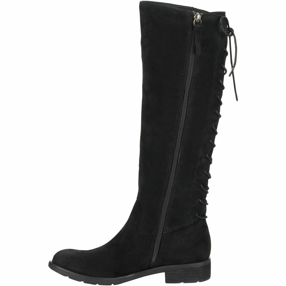 Sofft Sharnell 2 Tall Dress Boots - Womens Black Suede - Image 3