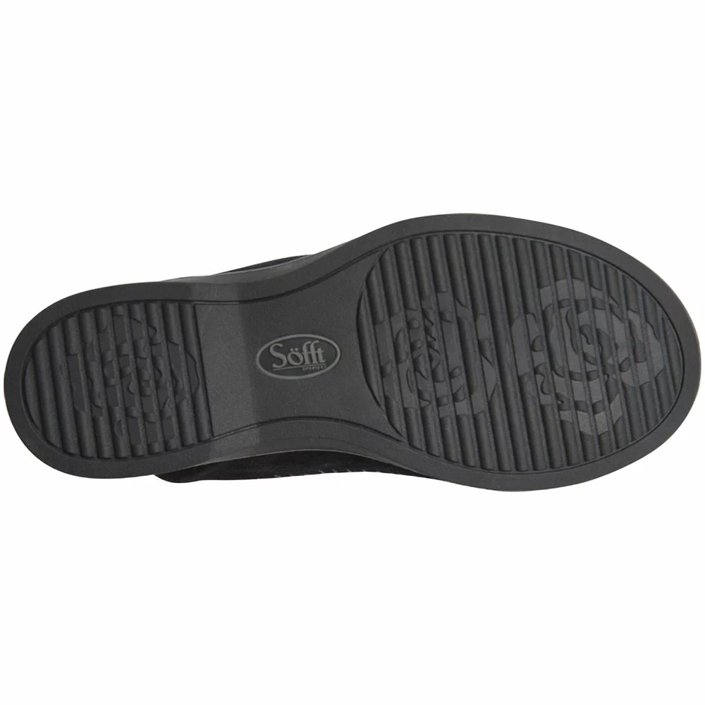 Sofft Bellflower Slip On Casual Shoes - Womens Black Suede - Image 4