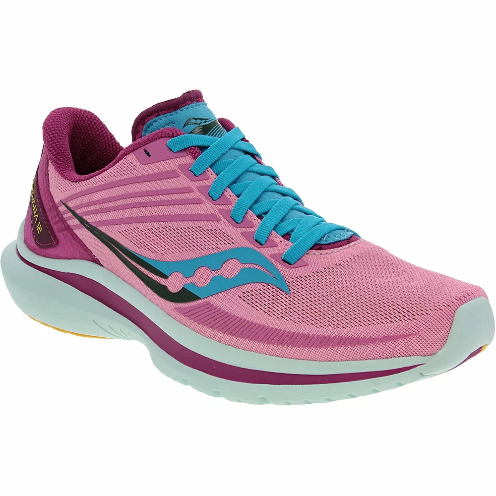 Saucony Kinvara 12 Running Shoes - Womens Pink - Image 2