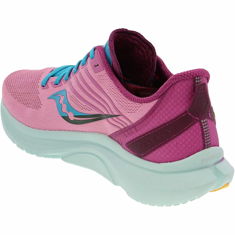 Saucony Kinvara 12 Running Shoes - Womens Pink - Image 3