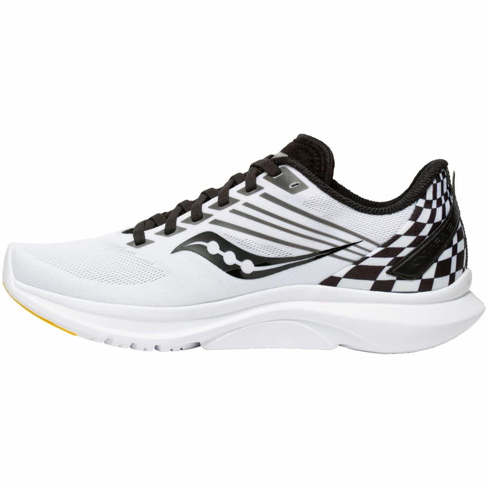 Saucony Kinvara 12 Running Shoes - Womens White Black - Image 3