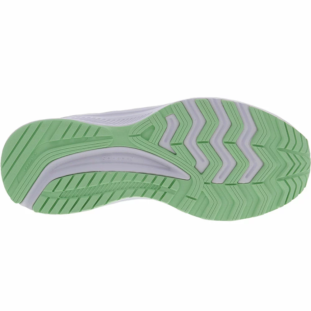 Saucony Cohesion 14 Running Shoes - Womens White Navy Mint - Image 4