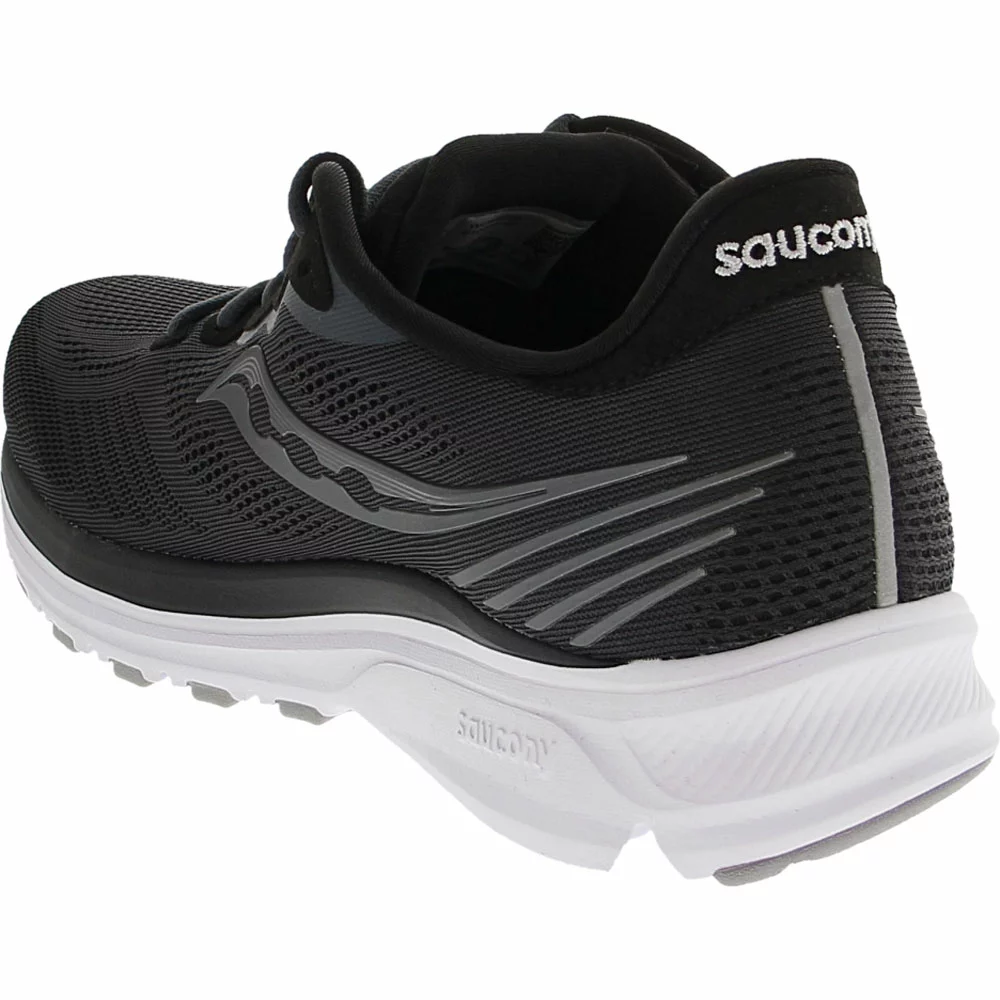 Saucony Ride 14 Running Shoes - Womens Charcoal - Image 3