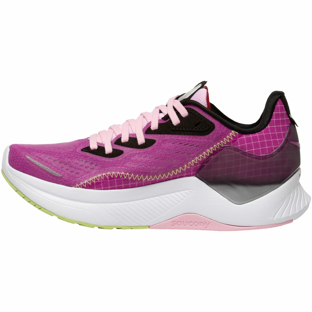 Saucony Endorphin Shift2 Running Shoes - Womens Razzle Limelight - Image 3