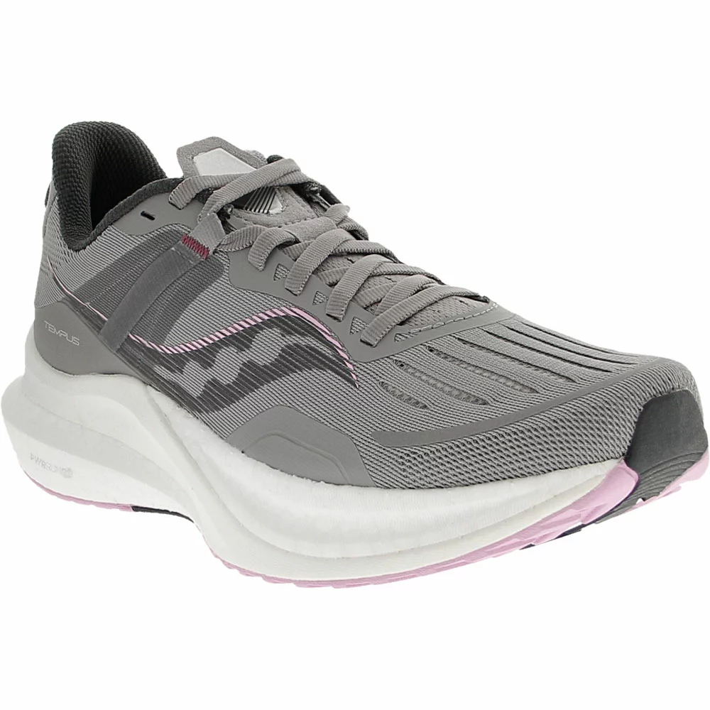 Saucony Tempus Running Shoes - Womens Silver - Image 2