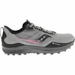Saucony Peregrine 12 Gtx Trail Running Shoes - Womens Alloy Quartz