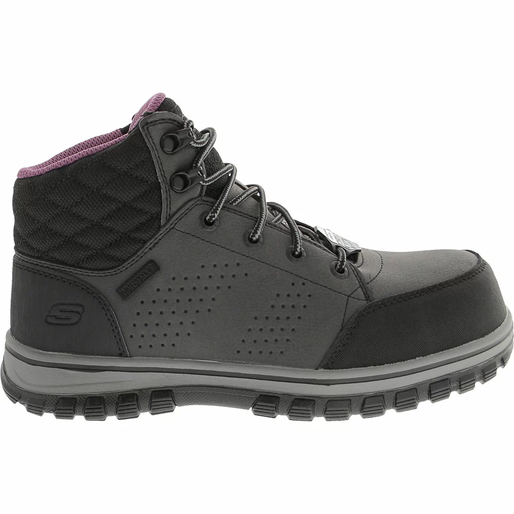 Skechers Work Mccoll Safety Toe Work Boots - Womens Black