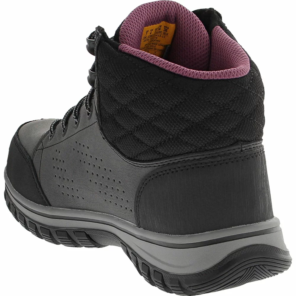 Skechers Work Mccoll Safety Toe Work Boots - Womens Black - Image 3