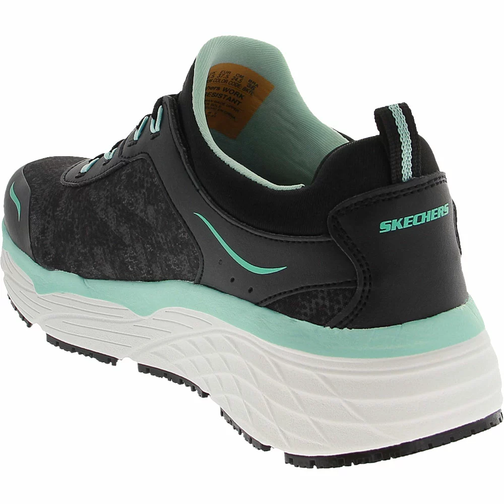 Skechers Work Elite Rastip Non-Safety Toe Work Shoes - Womens Black Blue - Image 3