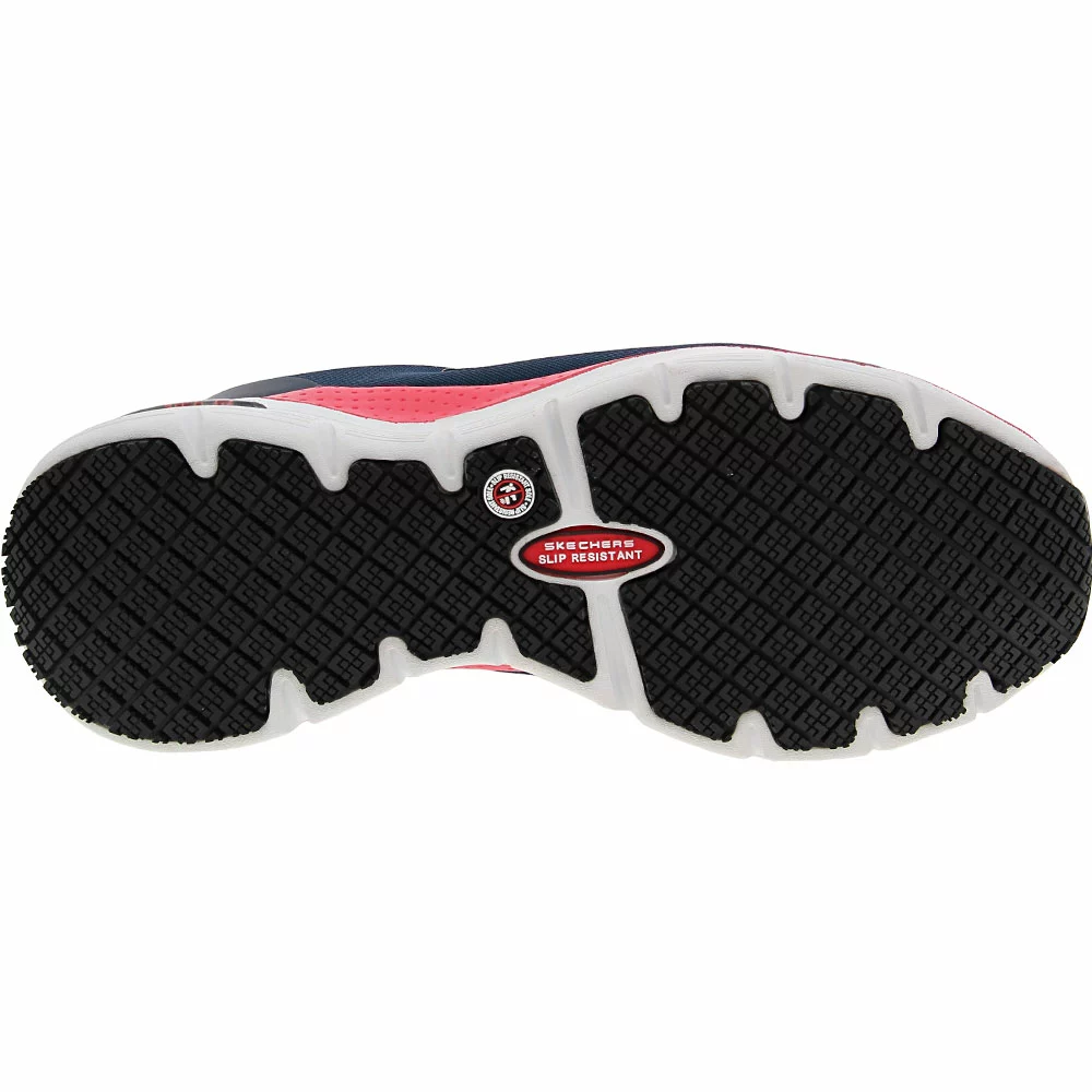 Skechers Work Arch Fit Evzan Safety Toe Work Shoes - Womens Navy - Image 4