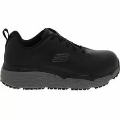 Skechers Work Max Cushioning Ralip Womens Safety Work Shoes Black