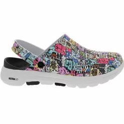 Skechers Go Walk 5 Dog Lover Clogs - Womens Black Multi