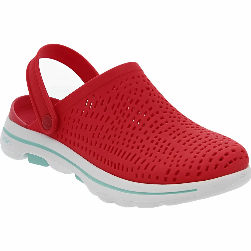 Skechers Foamies Go Walk 5 Astonished Clogs - Womens Red - Image 2