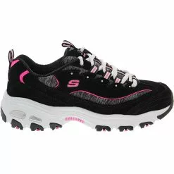 Skechers Dlites Me Time Lifestyle Shoes - Womens Black Pink