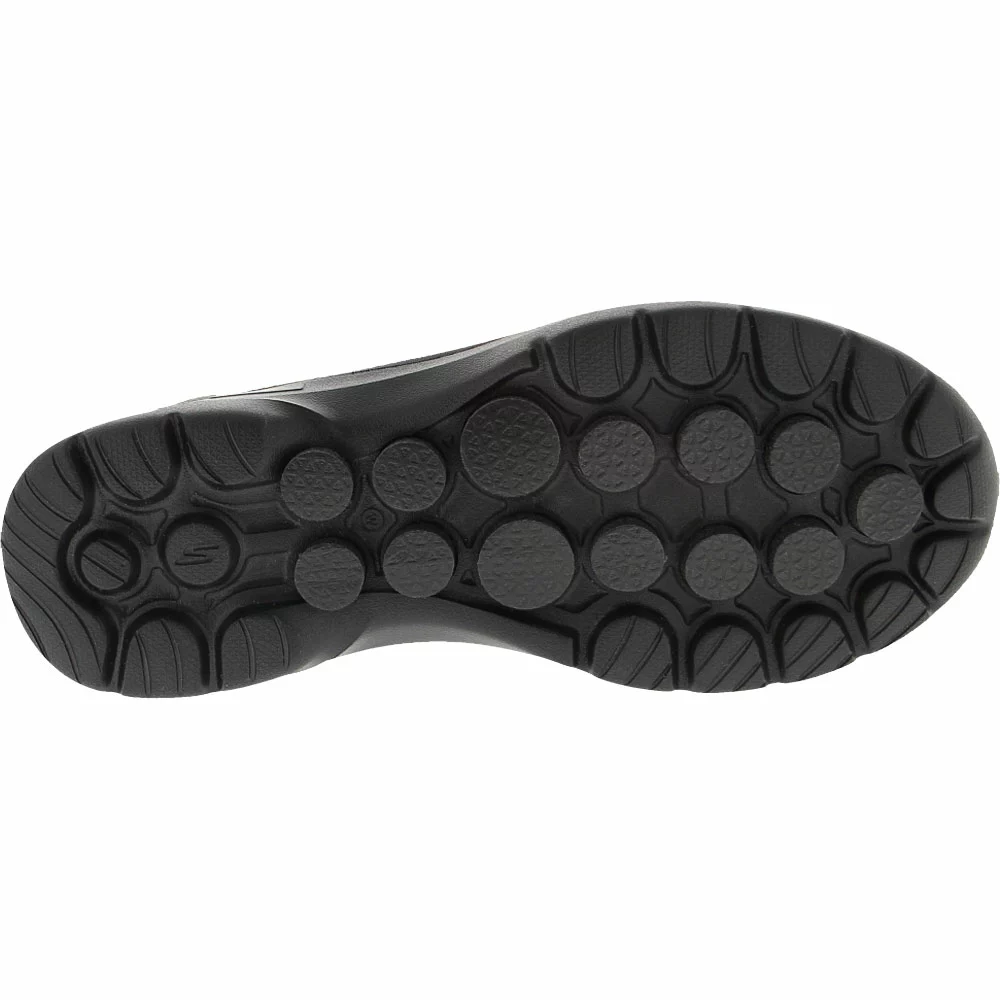 Skechers Go Walk 6 Clear Virtue Walking Shoes - Womens Black Black - Image 4