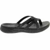 Skechers On The Go 600 Dainty Slide Sandals - Womens Black Grey