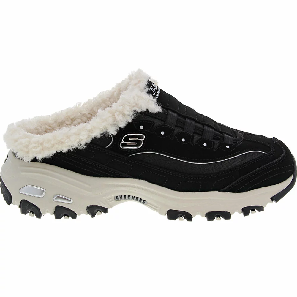 Skechers D Lites Lifestyle Shoes - Womens Black White
