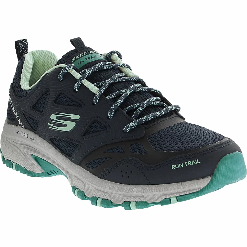 Skechers Hillcrest Pure Escapade Womens Trail Running Shoes Navy - Image 2
