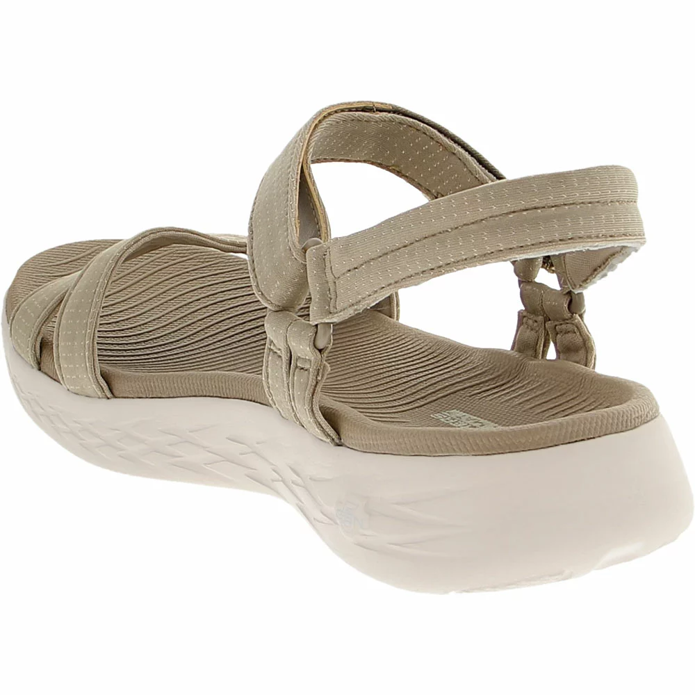Skechers On The Go 600 Brillian Slide Sandals - Womens Natural - Image 3
