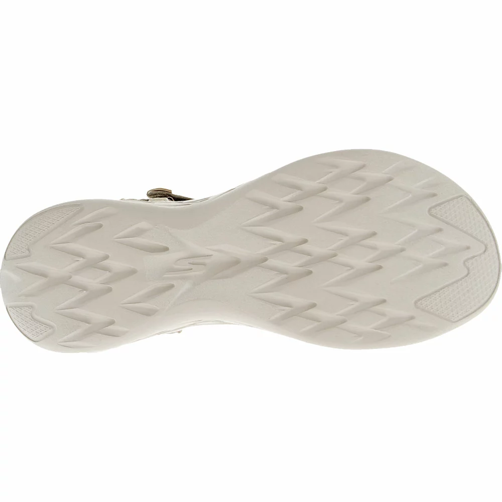 Skechers On The Go 600 Brillian Slide Sandals - Womens Natural - Image 4