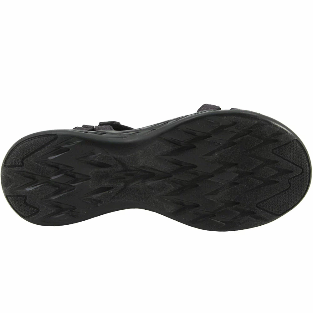 Skechers On The Go 600 Brillian Slide Sandals - Womens Black Black - Image 4