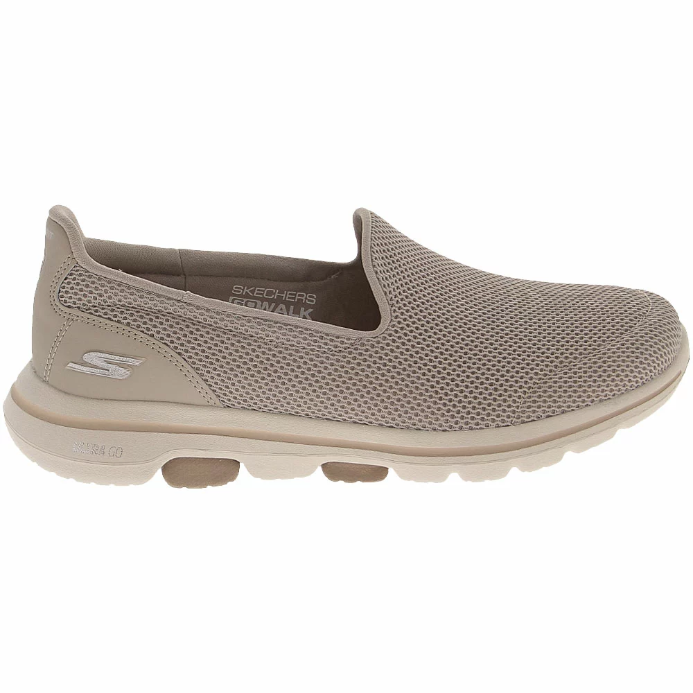 Skechers Go Walk 5 Walking Shoes - Womens Taupe