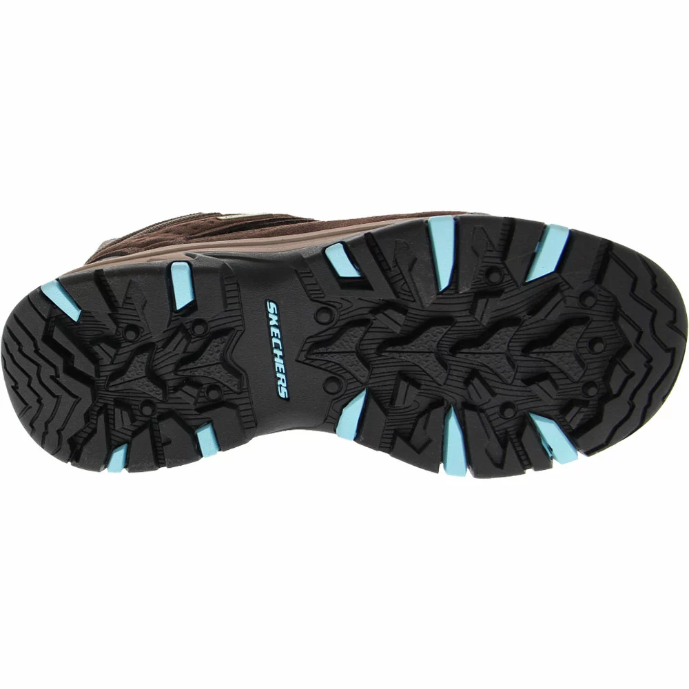Skechers Trego Mid Waterproof Hiking Boots - Womens Chocolate - Image 4