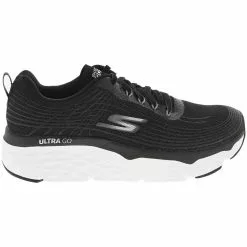 Skechers Max Cushion Elite Walking Shoes - Womens Black White